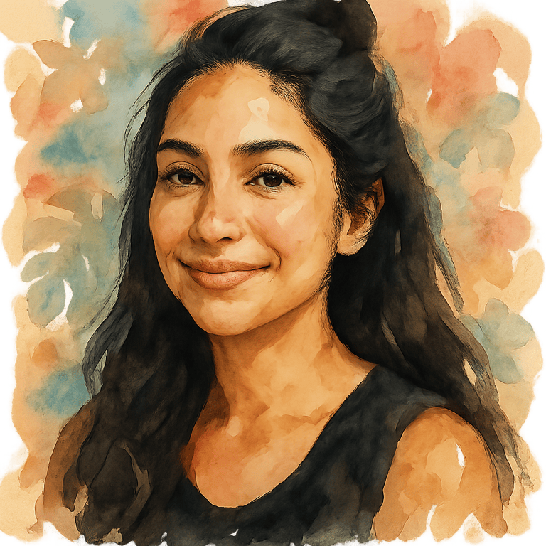 Watercolor portrait of Moana