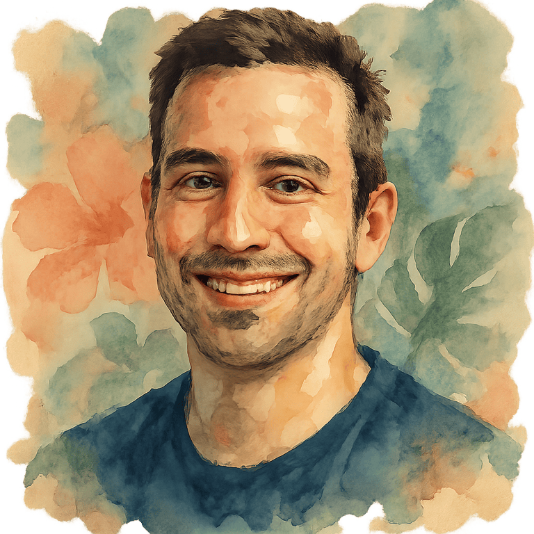 Watercolor portrait of Paul